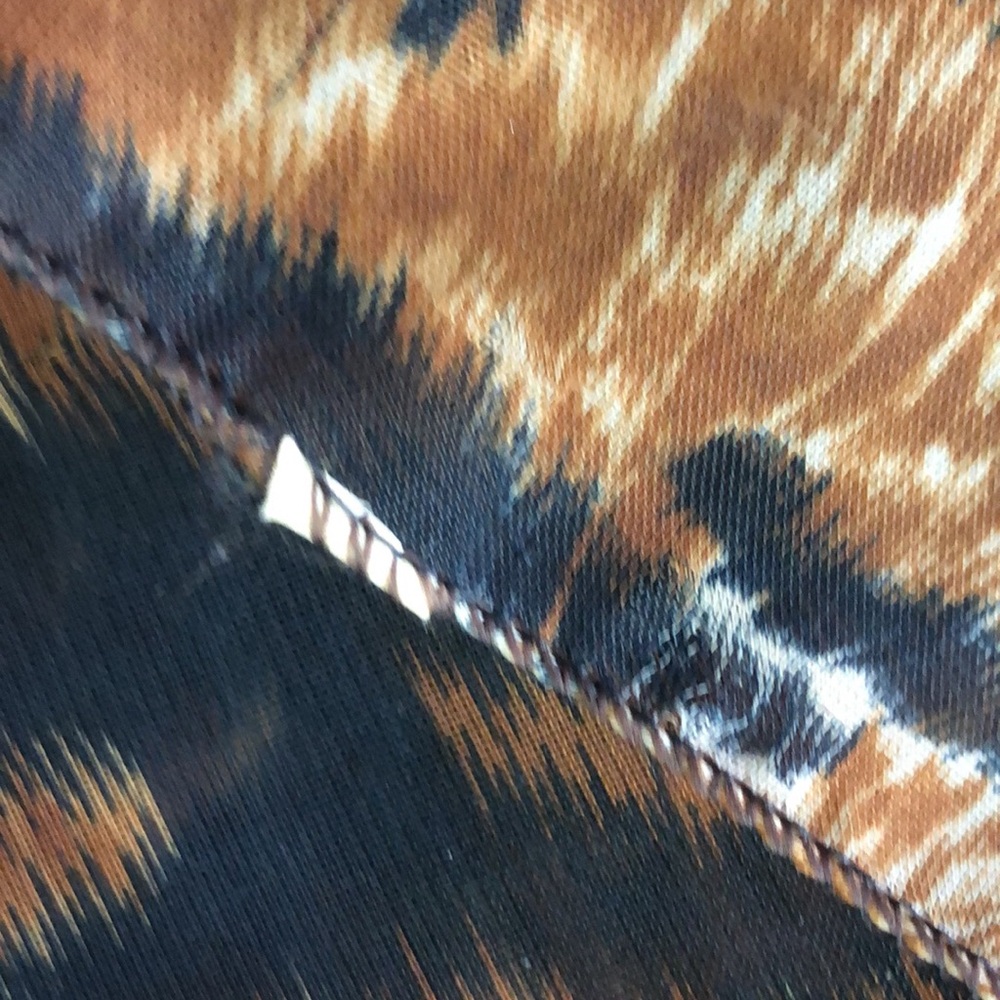 Chic Animal Print Scarf Shawl Breezy Sheer VTG - Picture 9 of 12